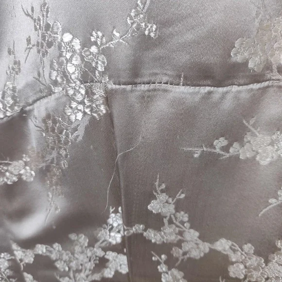 Elton John Realisation Par Tiny Dancer Dress Women Large Silk Jacquard Mini Gold - Picture 5 of 8